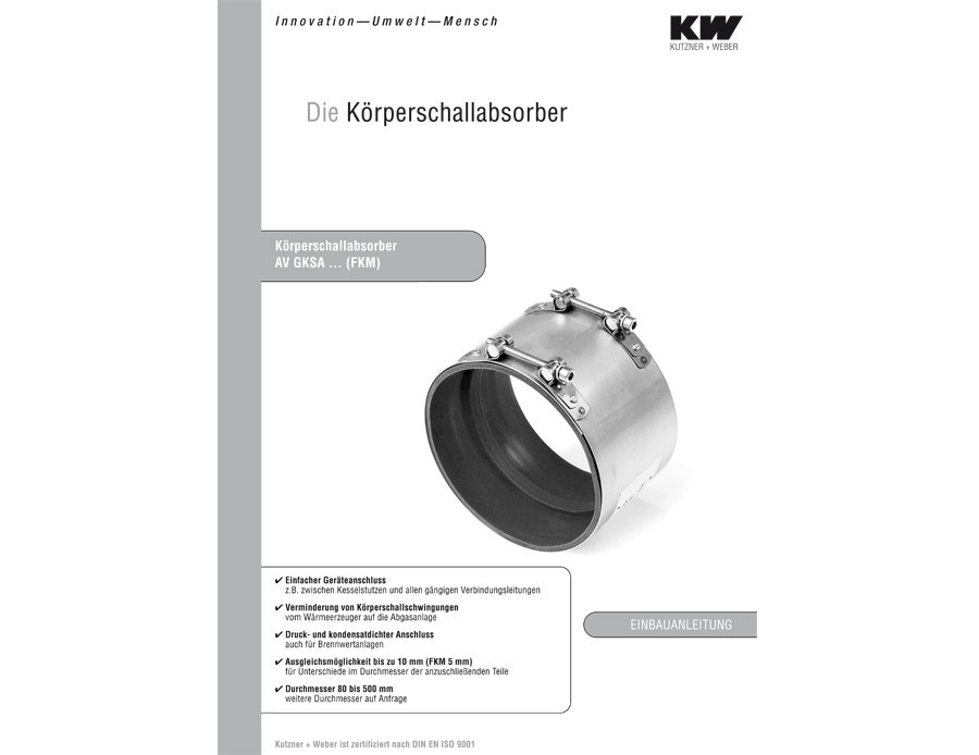 Die Körperschallabsorber Typ AV GKSA