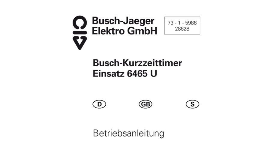 Bedienungsanleitung RS Timer